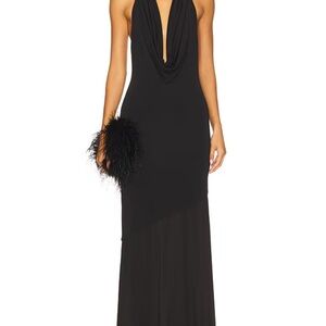 Alice + Olivia Black Maxi Dress